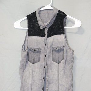 Button-up western tank
